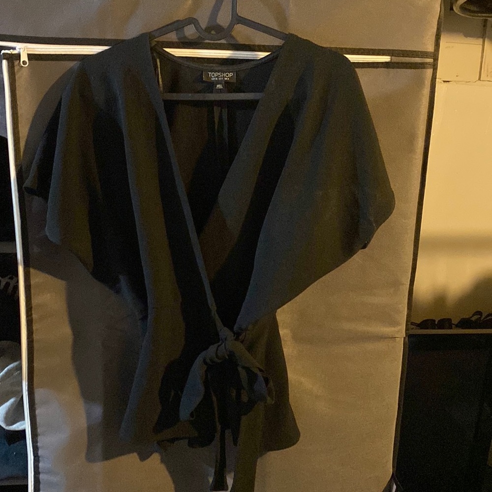 Topshop Wrap Top